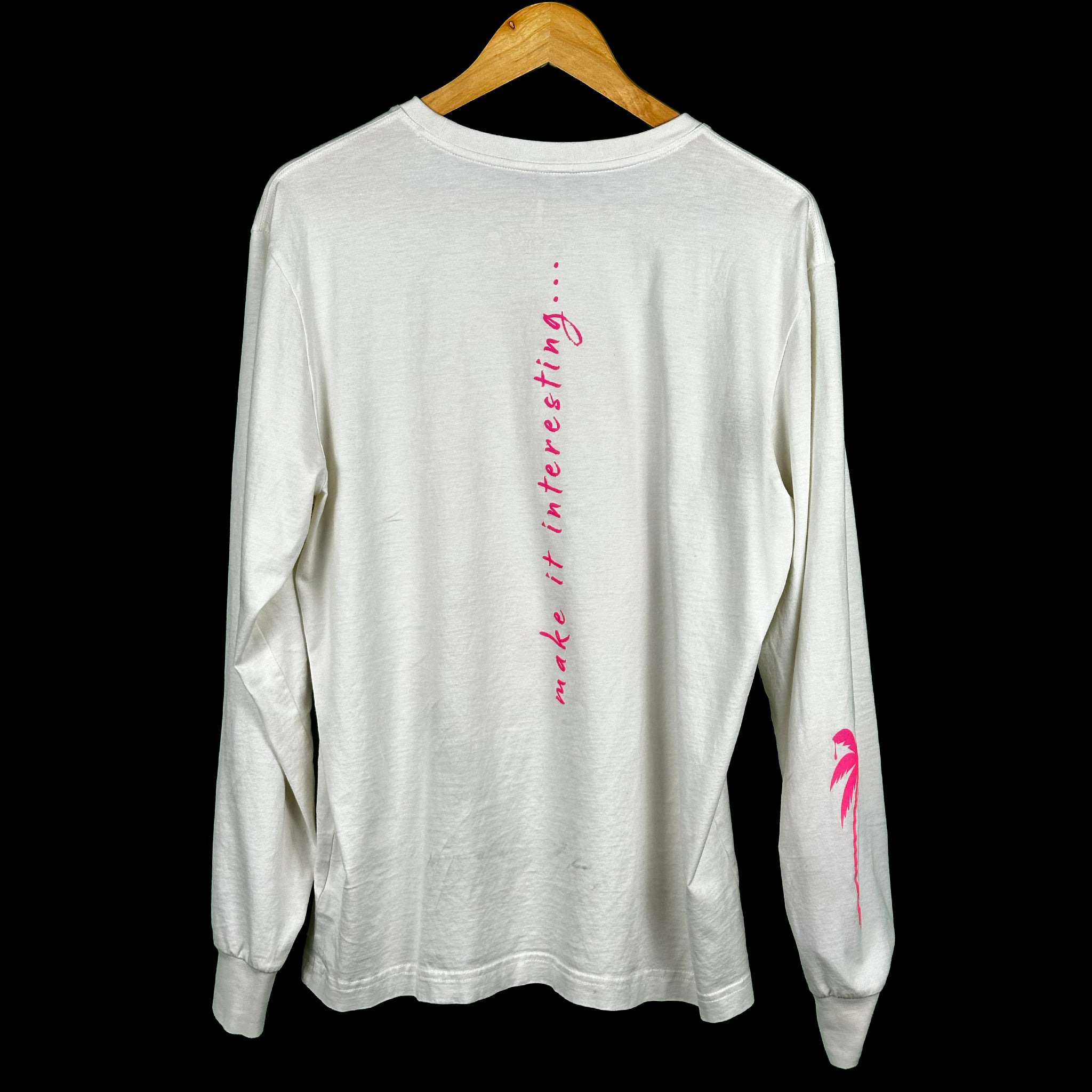 100% Organic SUPIMA Midweight Long Sleeve Tee - Natural Vanilla