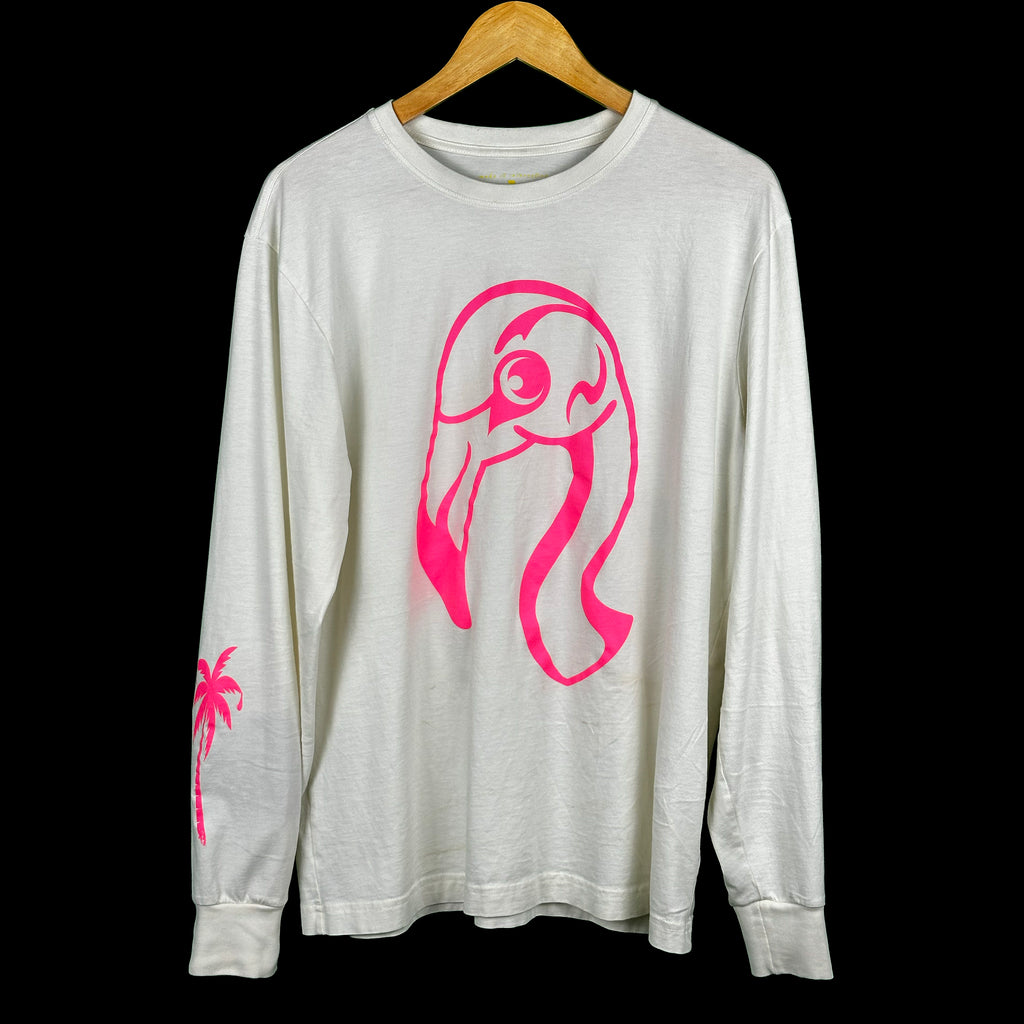 100% Organic SUPIMA Midweight Long Sleeve Tee - Natural Vanilla