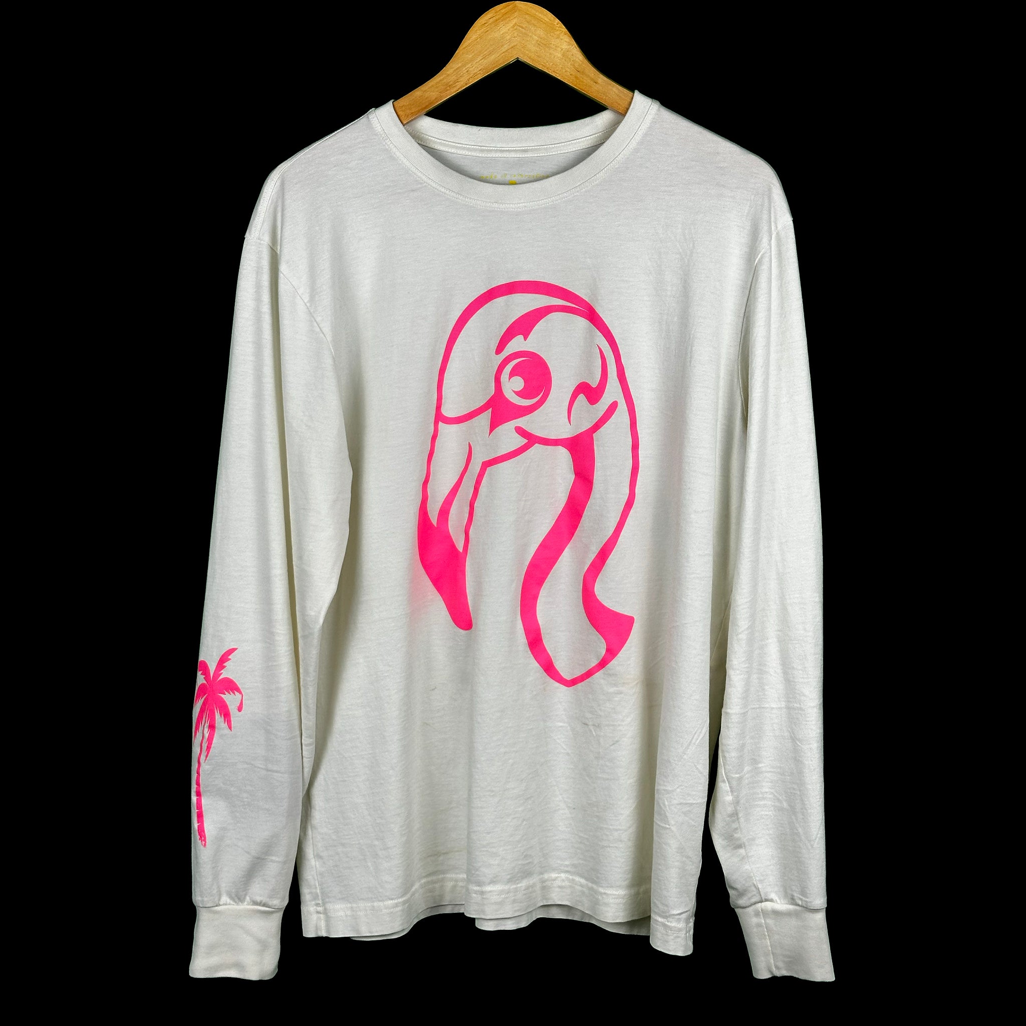 100% Organic SUPIMA Midweight Long Sleeve Tee - Natural Vanilla