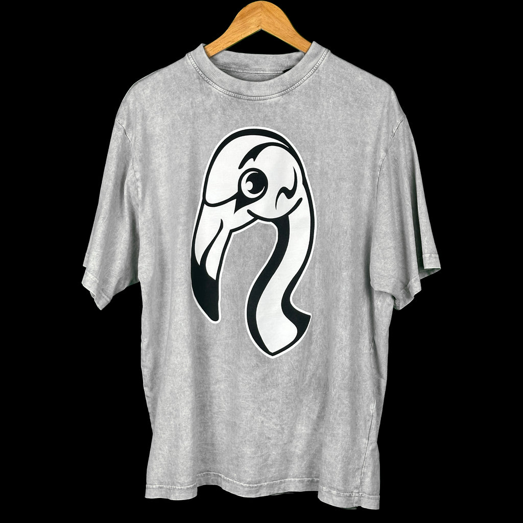 Organic Cotton Midweight Tee - Stonewashed Grey