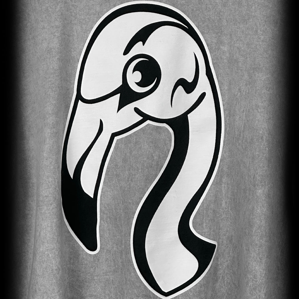 Organic Cotton Midweight Tee - Stonewashed Grey