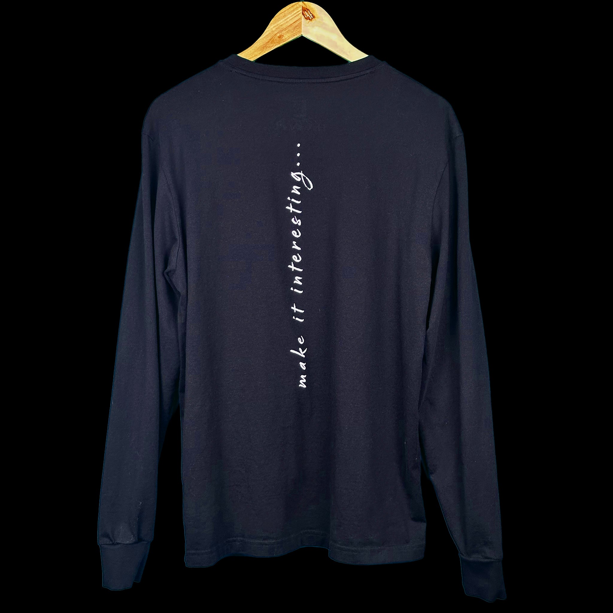 100% Organic SUPIMA Midweight Long Sleeve Tee - Navy
