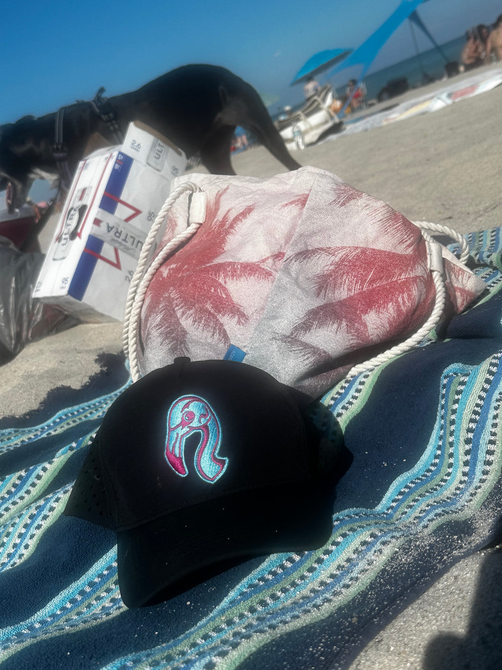 Performance Mesh Athletic Hat - Black