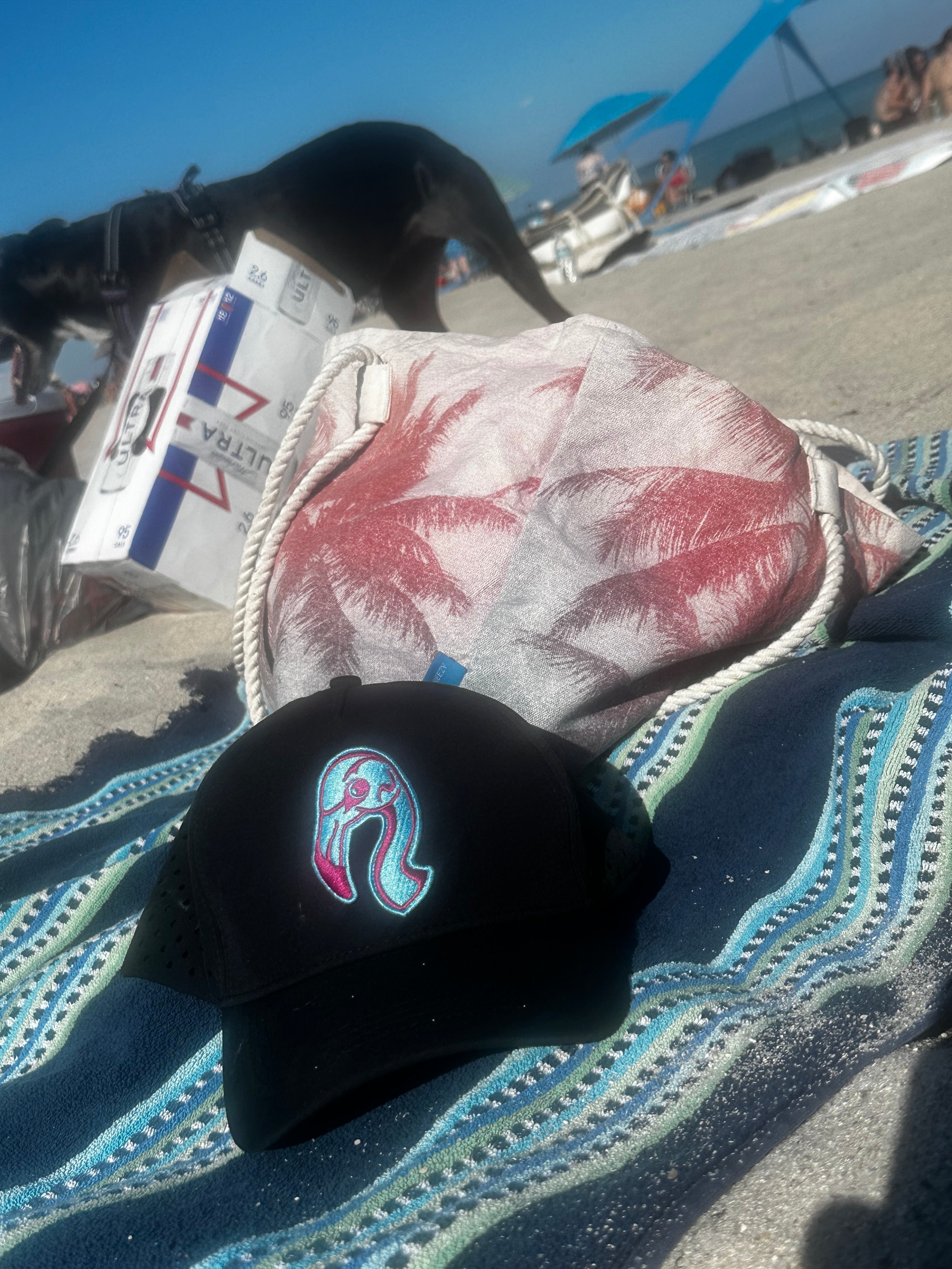 Performance Mesh Athletic Hat - Black