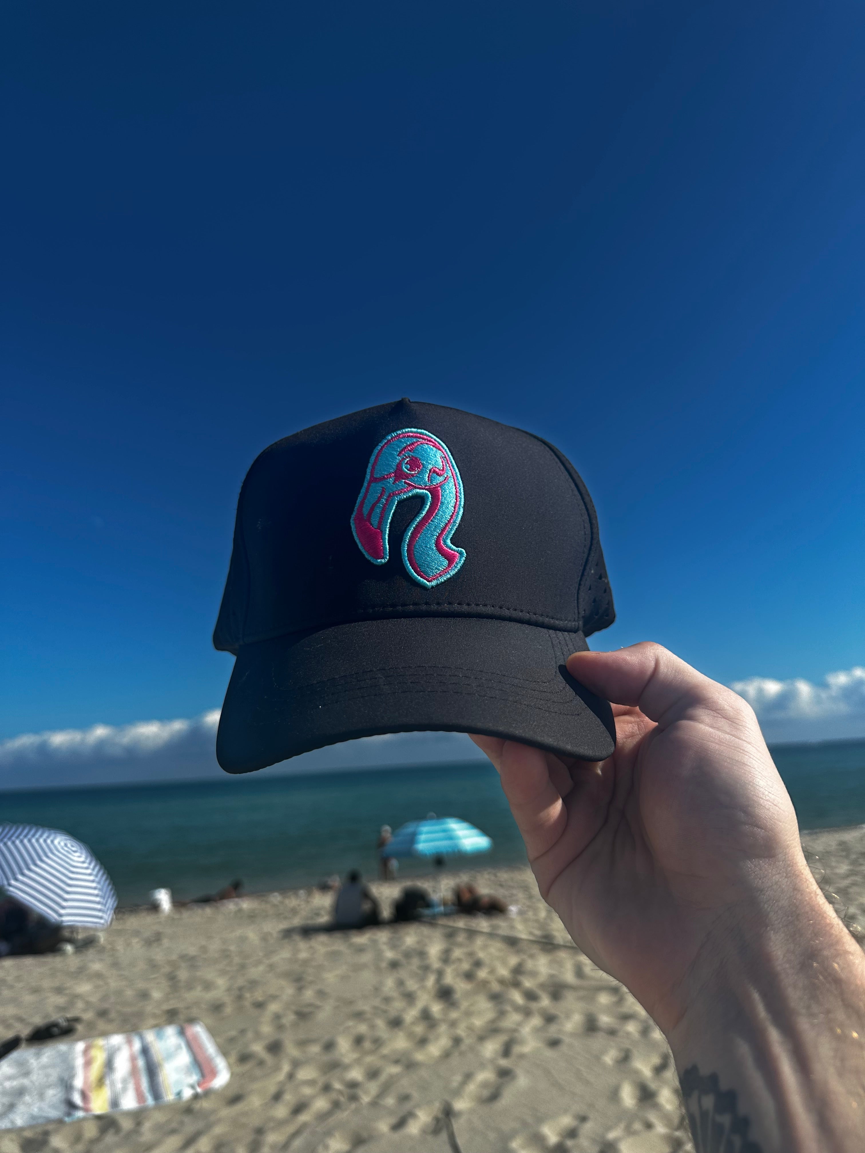 Performance Mesh Athletic Hat - Black