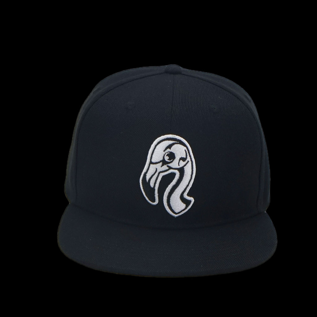 Classic Snapback Hat - Monochrome Black