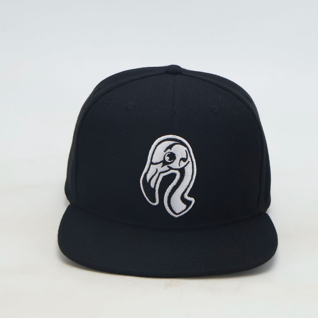 Classic Snapback Hat - Monochrome Black