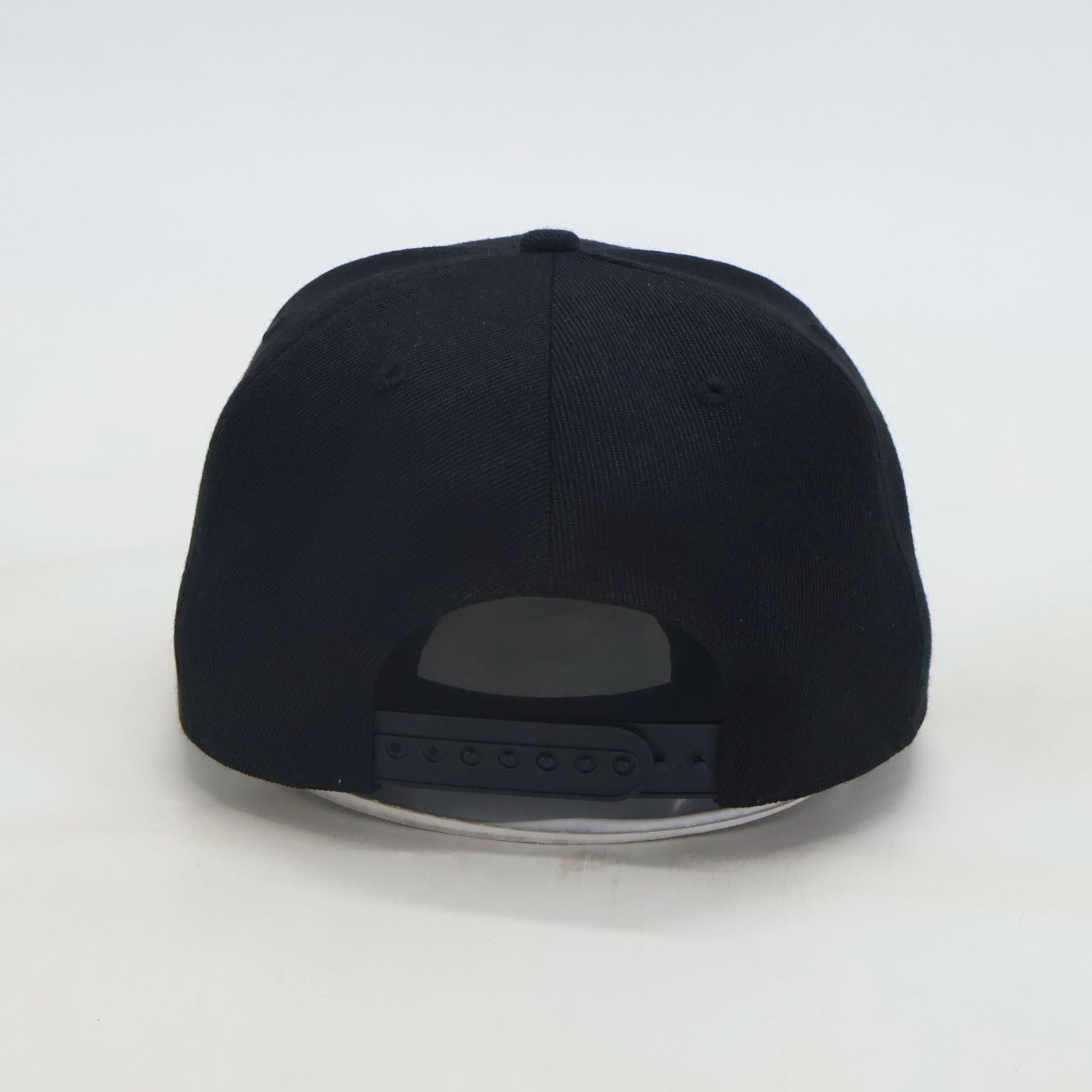 Classic Snapback Hat - Monochrome Black