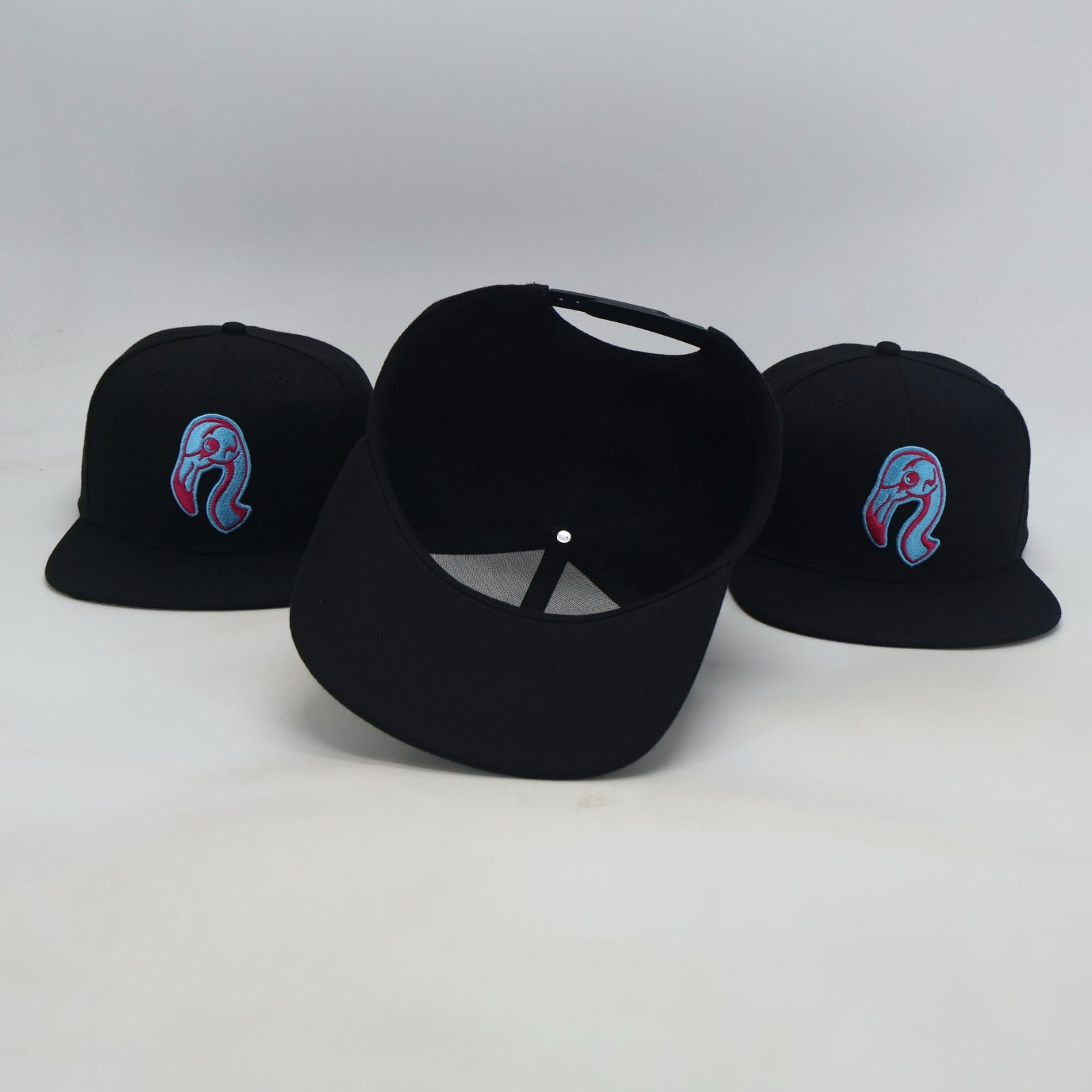 Classic Snapback Hat - Miami Aqua & Pink