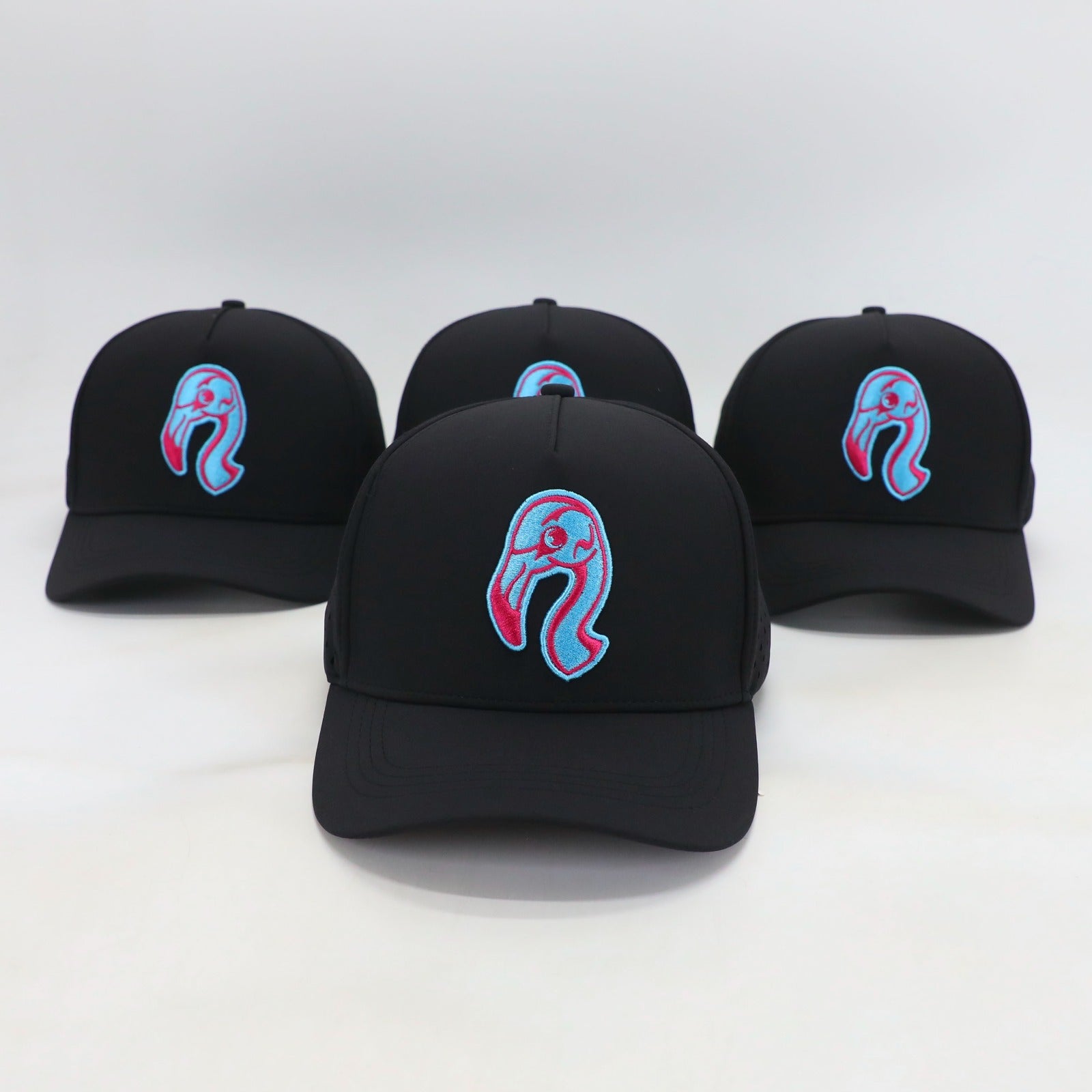 Performance Mesh Athletic Hat - Black