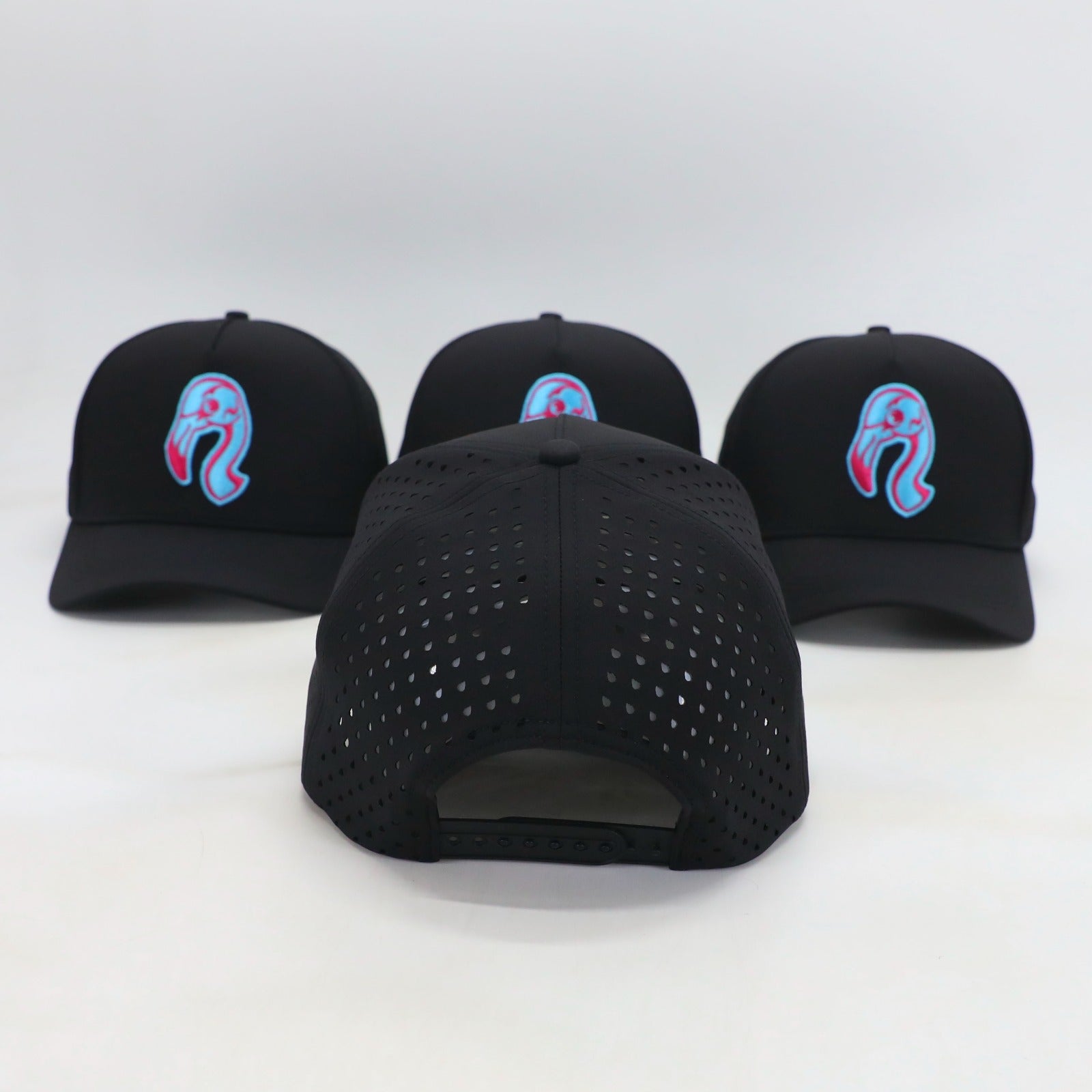 Performance Mesh Athletic Hat - Black