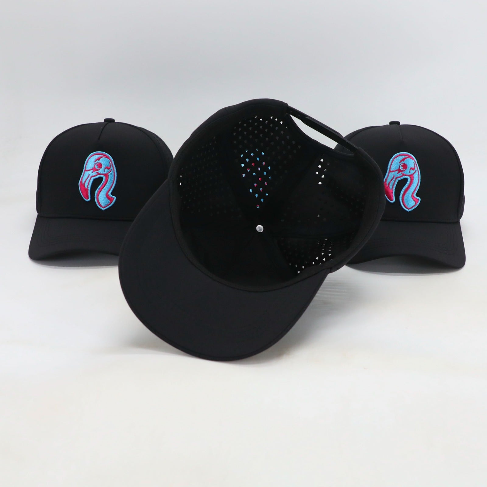 Performance Mesh Athletic Hat - Black